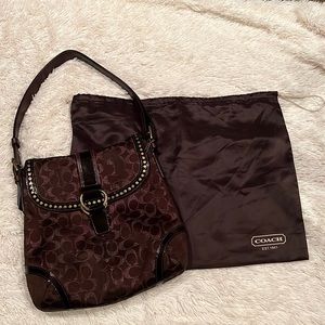 Coach Brown Shoulder Bag